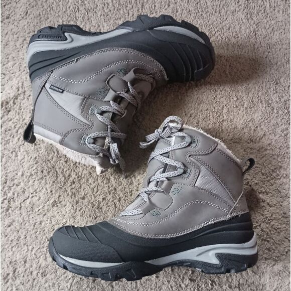 Merrell Snowbound Mid Waterproof Insulated Ladies Winter Boots Size 7.5 PREOWNED - Picture 3 of 8